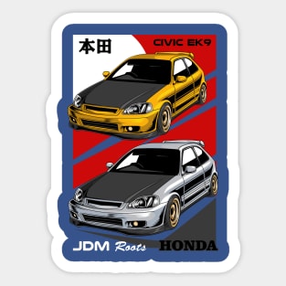 Honda EK9 Art Sticker